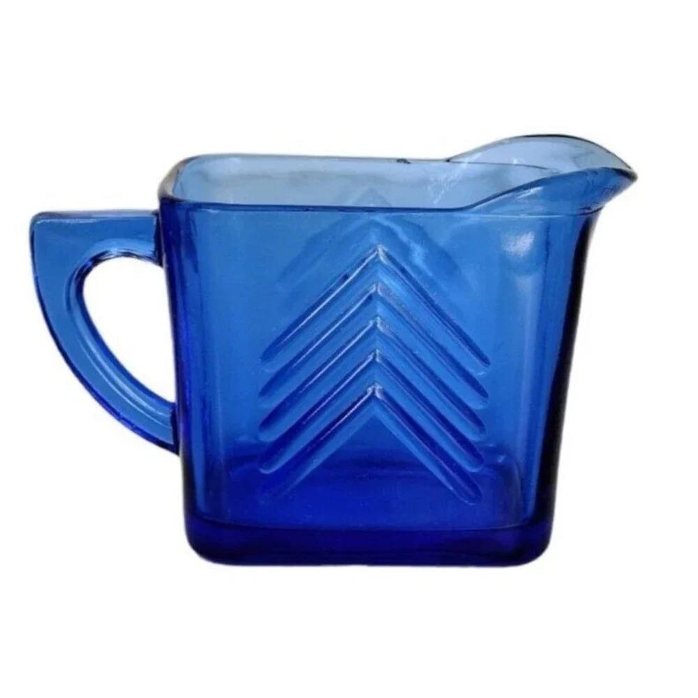 Vintage 30s Hazel Atlas Cobalt 